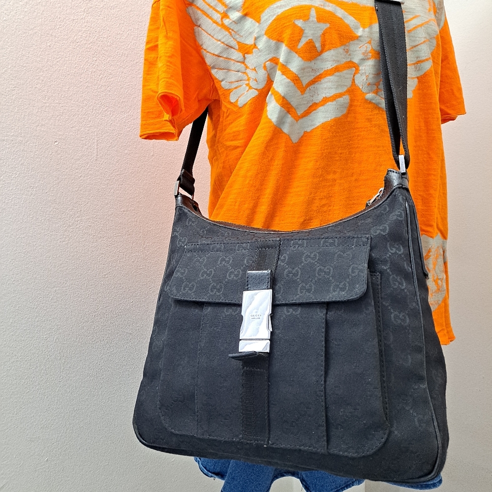 Gucci GG Canvas Crossbody Bag